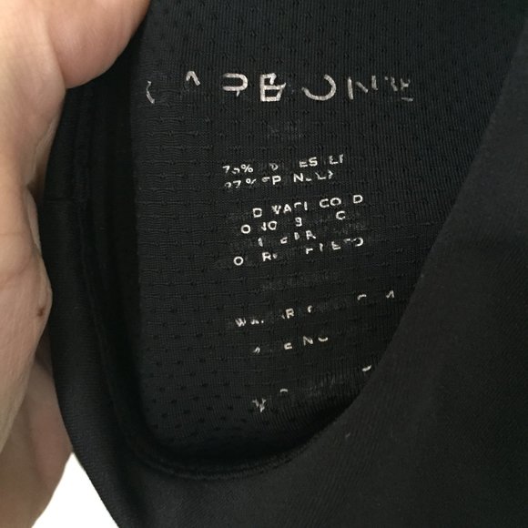 Carbon38 La Plage Crochet Branded Bra in Black - Picture 5 of 5